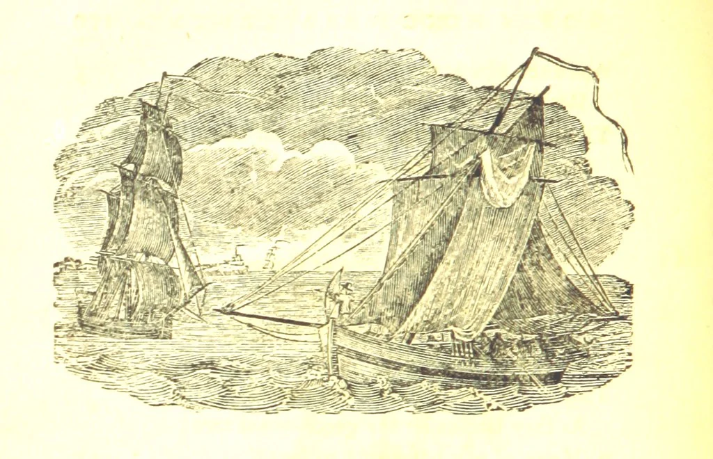 An illustration from Robin Hood; a collection of all the ancient poems, songs, and ballads now extant relative to that ... outlaw. To which are prefixed historical anecdotes of his life. [Edited by J. Ritson. With wood engravings by Thomas Bewick, 1795, leaf 414