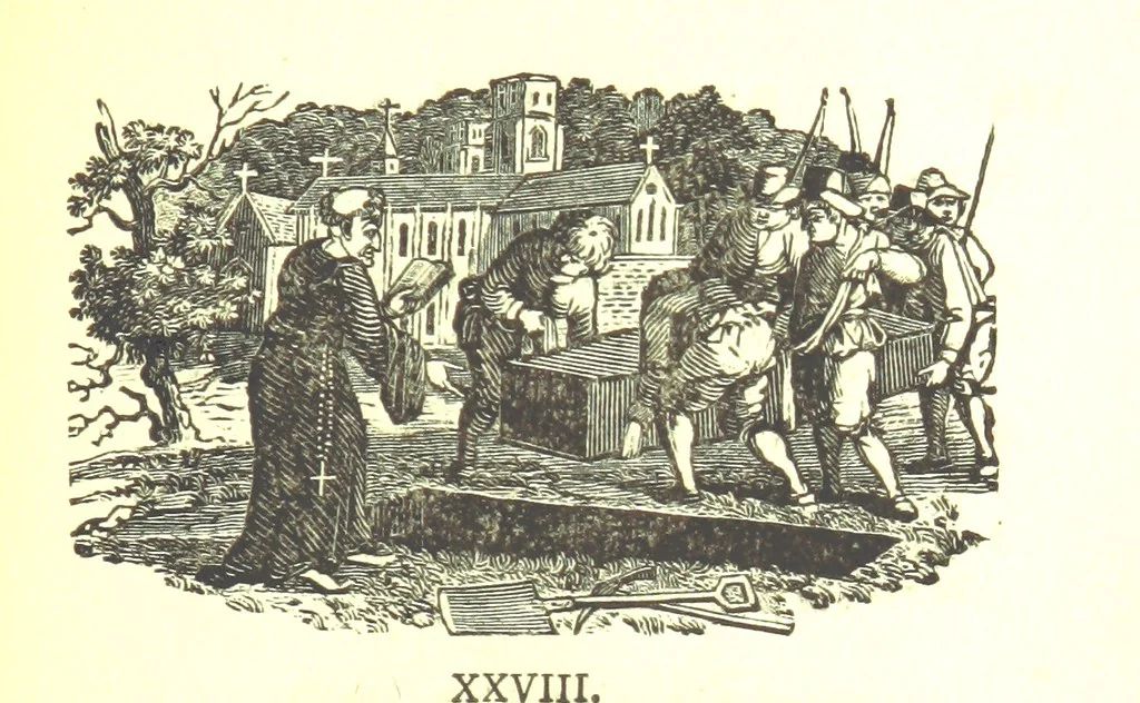 An illustration from Robin Hood; a collection of all the ancient poems, songs, and ballads now extant relative to that ... outlaw. To which are prefixed historical anecdotes of his life. [Edited by J. Ritson. With wood engravings by Thomas Bewick, 1795, leaf 487