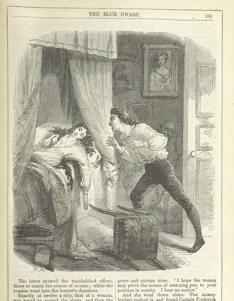 An illustration from The Blue Dwarf. A novel ... Illustrated, etc, 1861, leaf 121