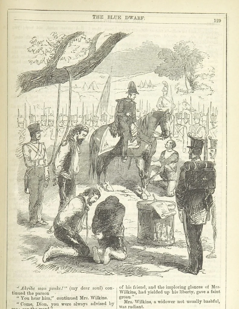An illustration from The Blue Dwarf. A novel ... Illustrated, etc, 1861, leaf 149
