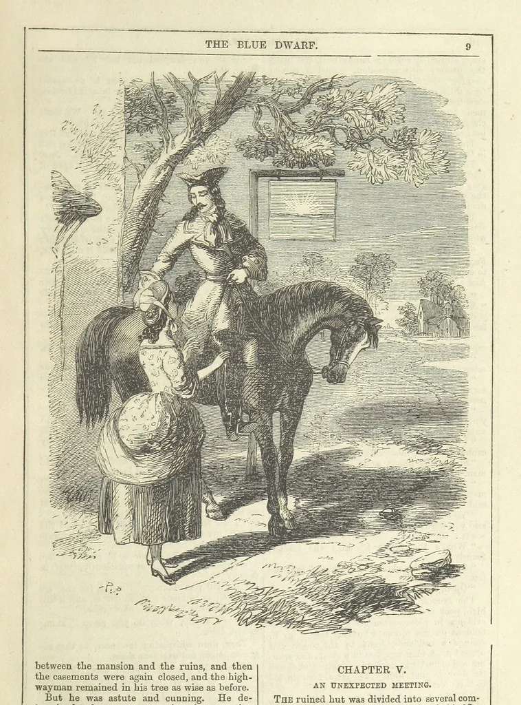 An illustration from The Blue Dwarf. A novel ... Illustrated, etc, 1861, leaf 17