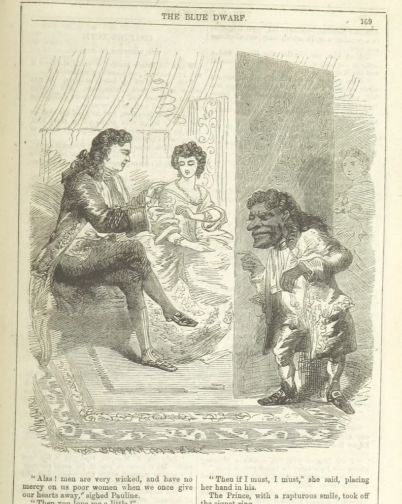 An illustration from The Blue Dwarf. A novel ... Illustrated, etc, 1861, leaf 193