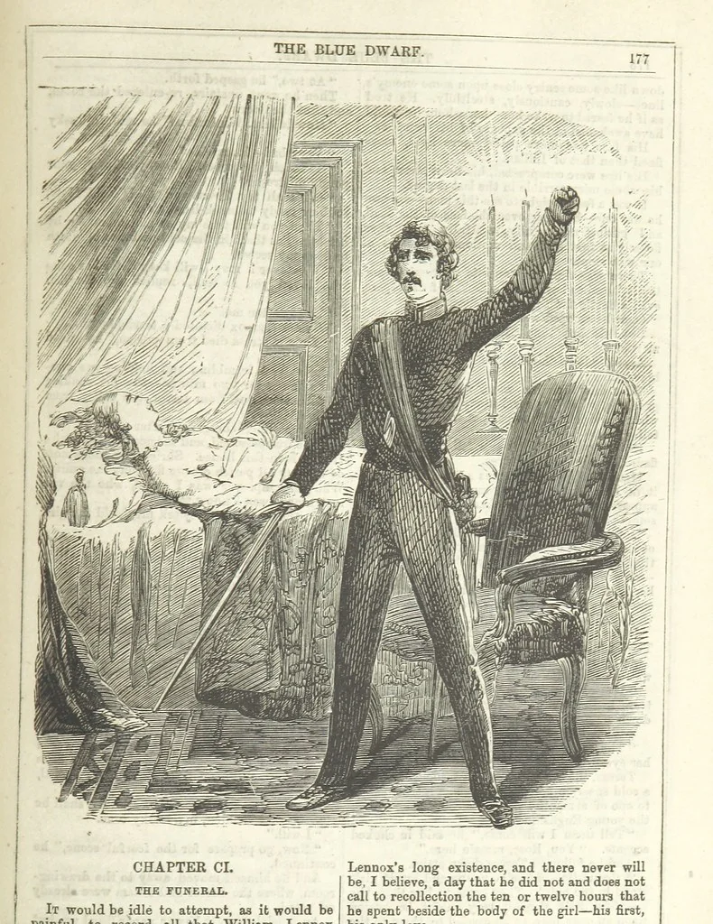 An illustration from The Blue Dwarf. A novel ... Illustrated, etc, 1861, leaf 201