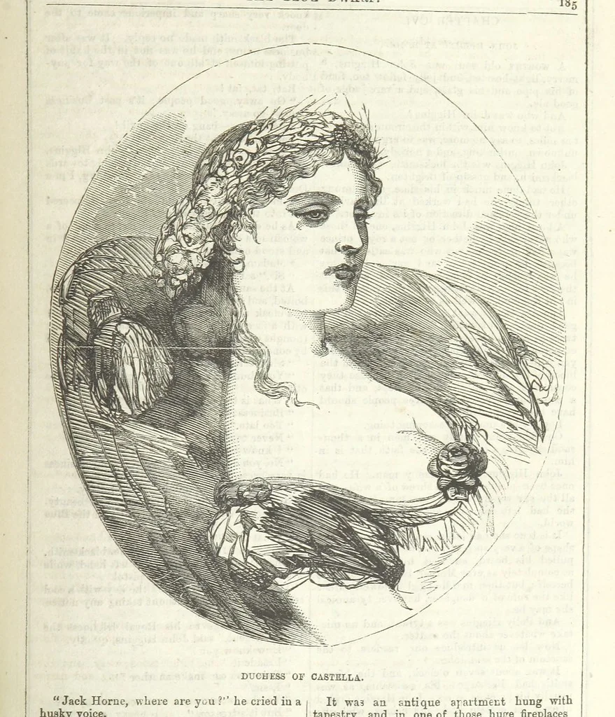 An illustration from The Blue Dwarf. A novel ... Illustrated, etc, 1861, leaf 209
