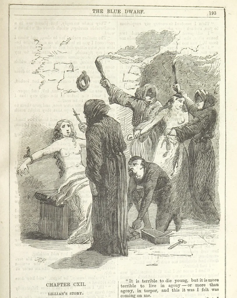 An illustration from The Blue Dwarf. A novel ... Illustrated, etc, 1861, leaf 221