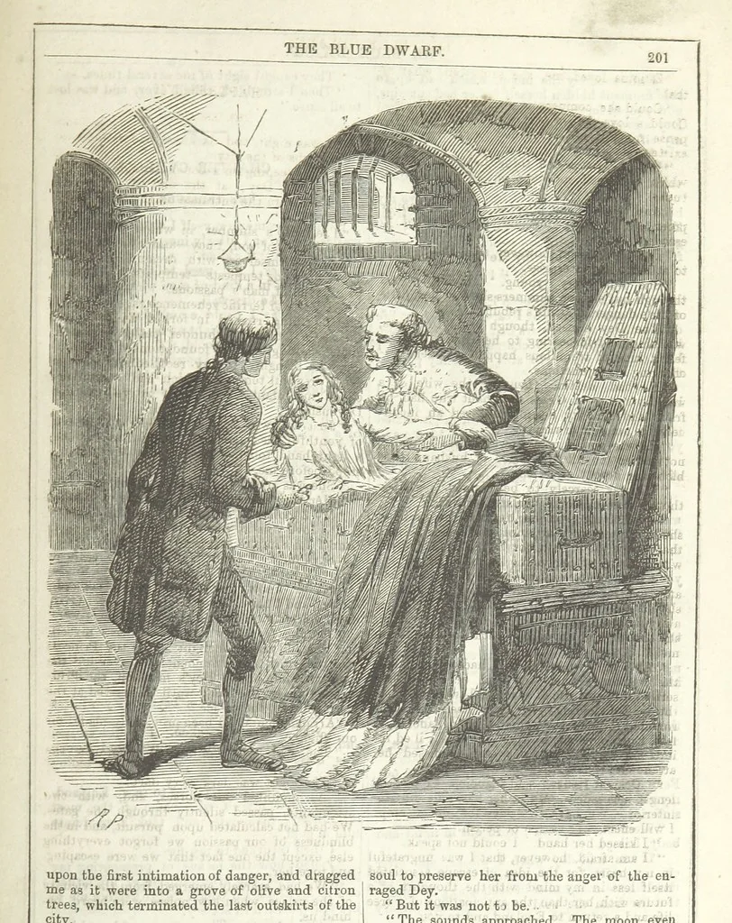 An illustration from The Blue Dwarf. A novel ... Illustrated, etc, 1861, leaf 229