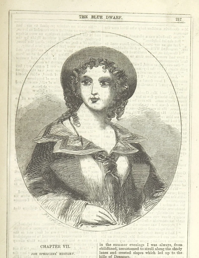 An illustration from The Blue Dwarf. A novel ... Illustrated, etc, 1861, leaf 245