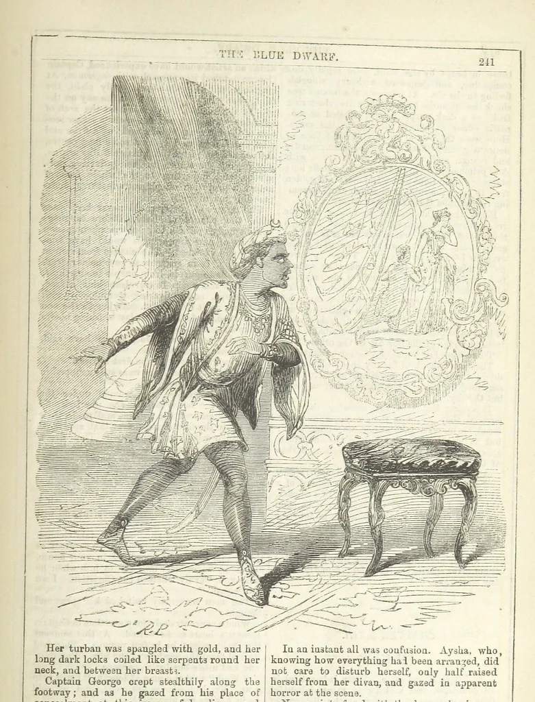 An illustration from The Blue Dwarf. A novel ... Illustrated, etc, 1861, leaf 271