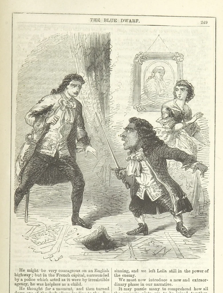 An illustration from The Blue Dwarf. A novel ... Illustrated, etc, 1861, leaf 279