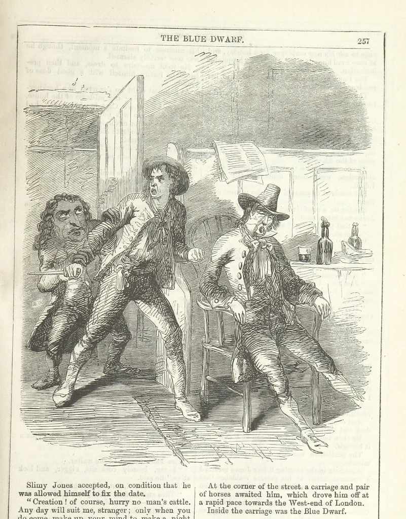 An illustration from The Blue Dwarf. A novel ... Illustrated, etc, 1861, leaf 291