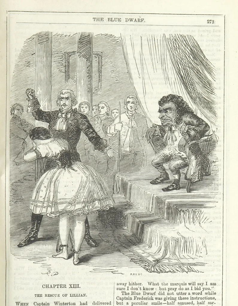An illustration from The Blue Dwarf. A novel ... Illustrated, etc, 1861, leaf 307