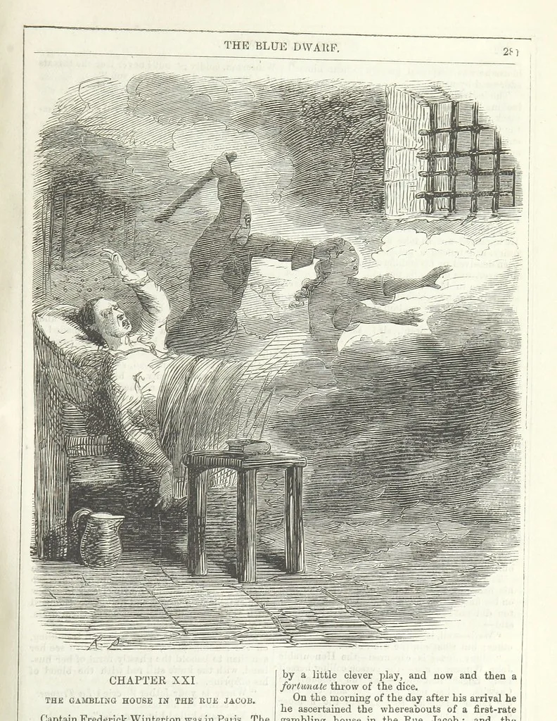 An illustration from The Blue Dwarf. A novel ... Illustrated, etc, 1861, leaf 315