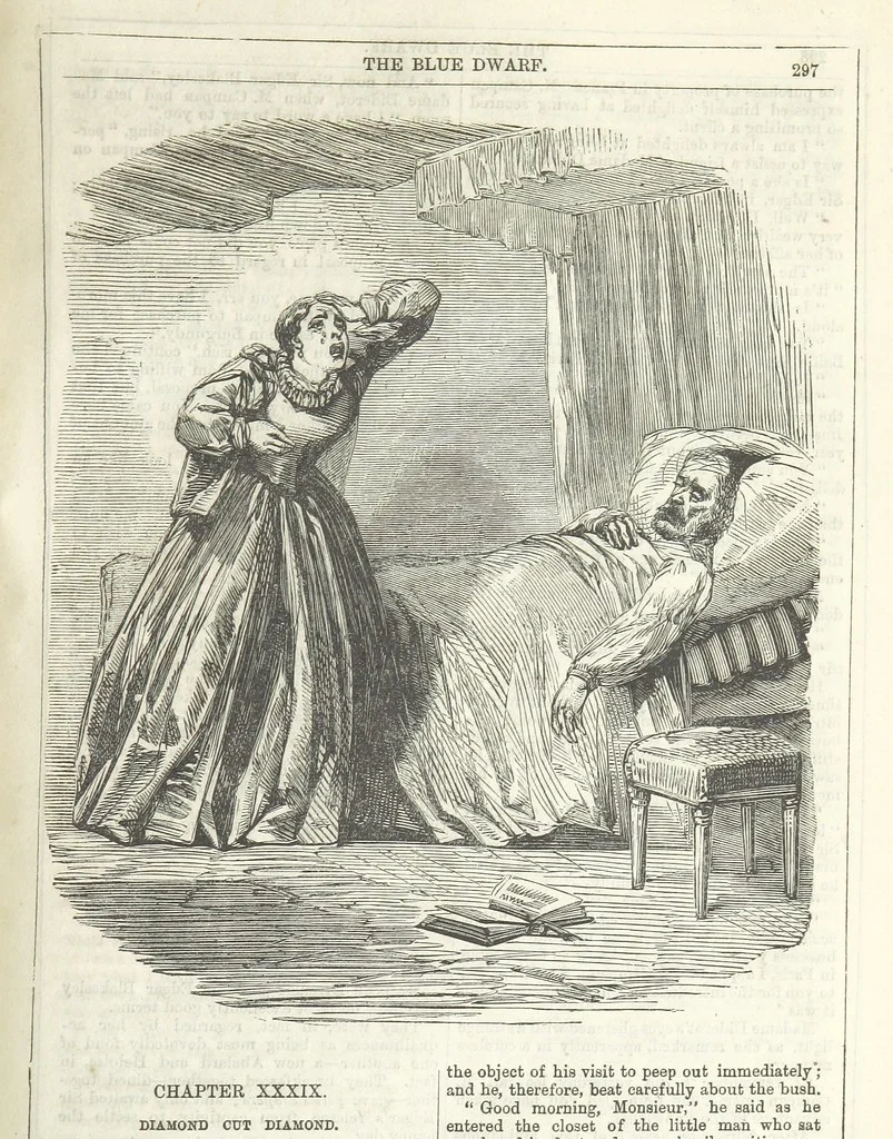 An illustration from The Blue Dwarf. A novel ... Illustrated, etc, 1861, leaf 335