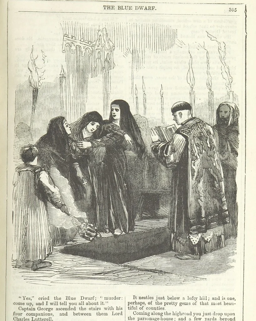 An illustration from The Blue Dwarf. A novel ... Illustrated, etc, 1861, leaf 343