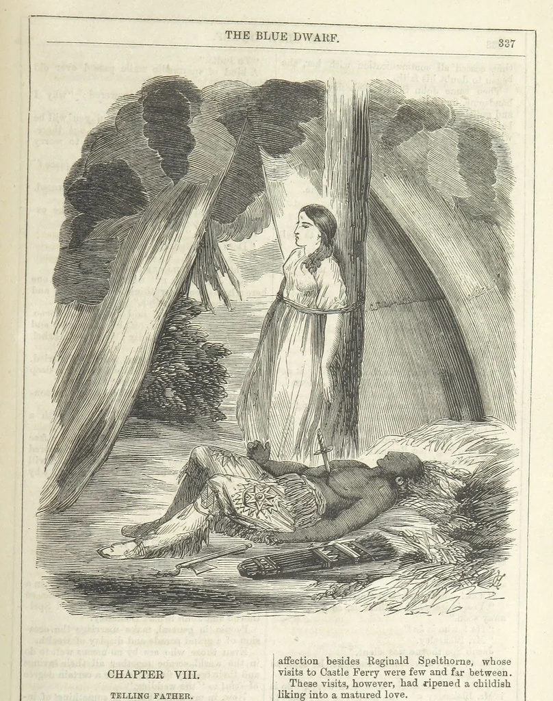 An illustration from The Blue Dwarf. A novel ... Illustrated, etc, 1861, leaf 379