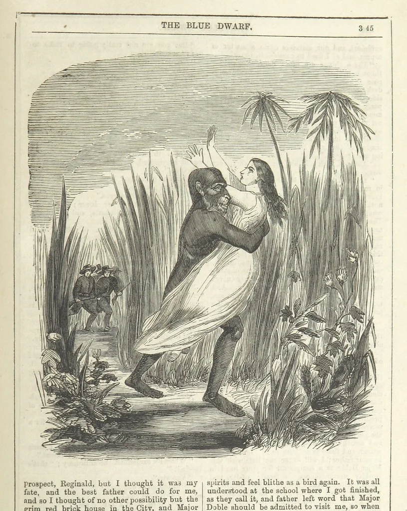 An illustration from The Blue Dwarf. A novel ... Illustrated, etc, 1861, leaf 387