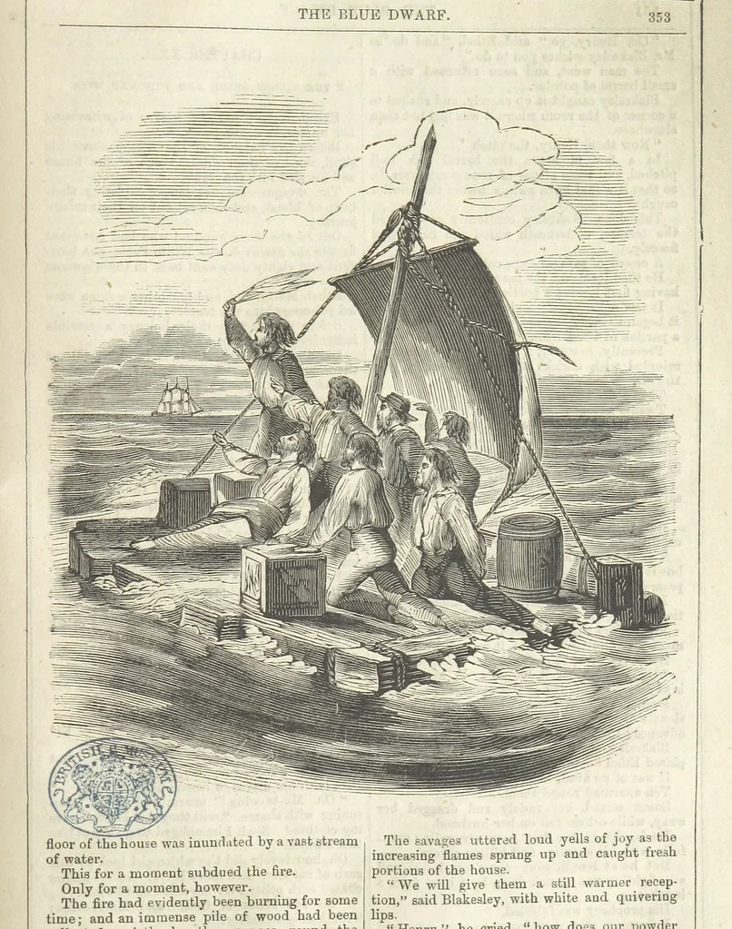 An illustration from The Blue Dwarf. A novel ... Illustrated, etc, 1861, leaf 399