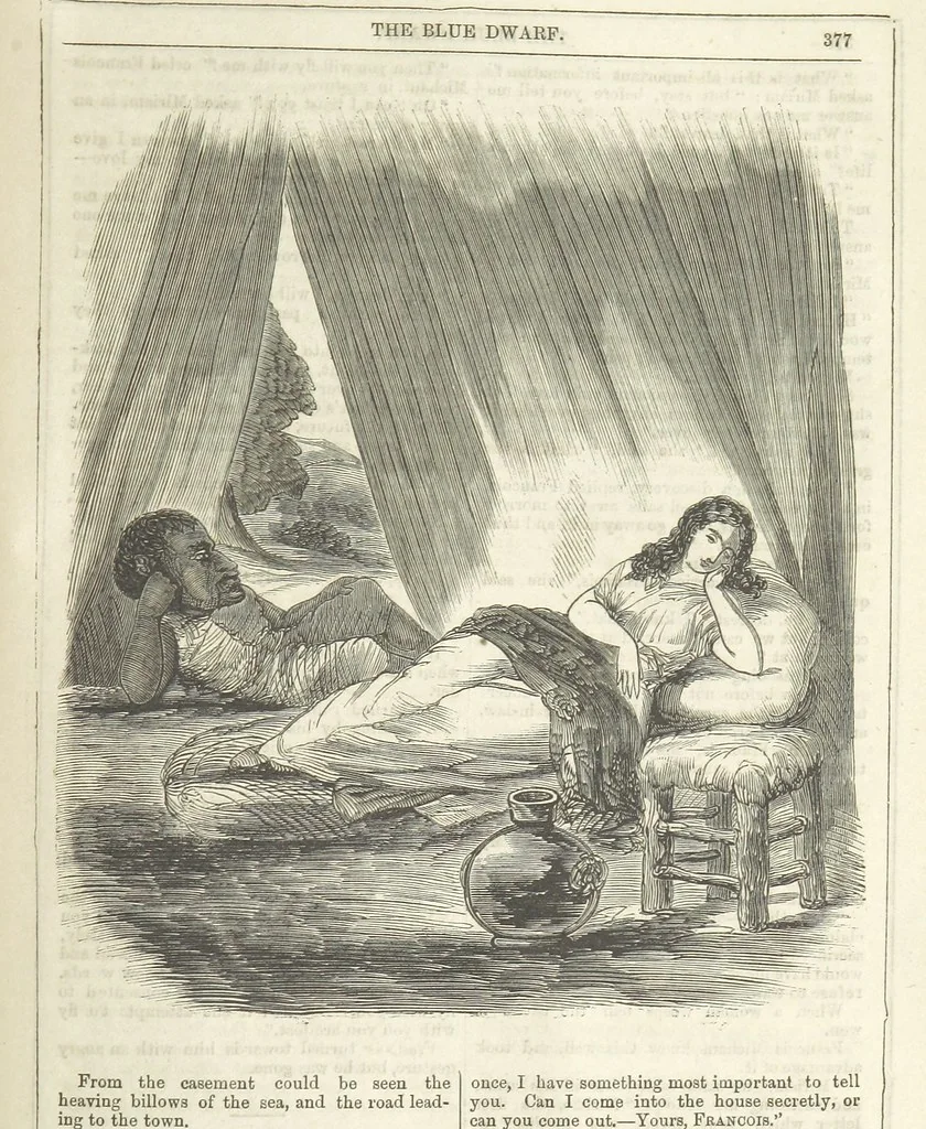 An illustration from The Blue Dwarf. A novel ... Illustrated, etc, 1861, leaf 423