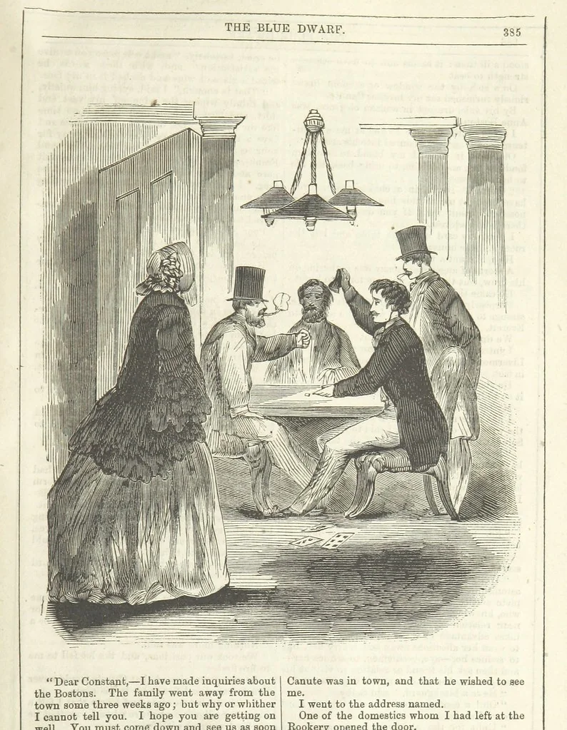 An illustration from The Blue Dwarf. A novel ... Illustrated, etc, 1861, leaf 431