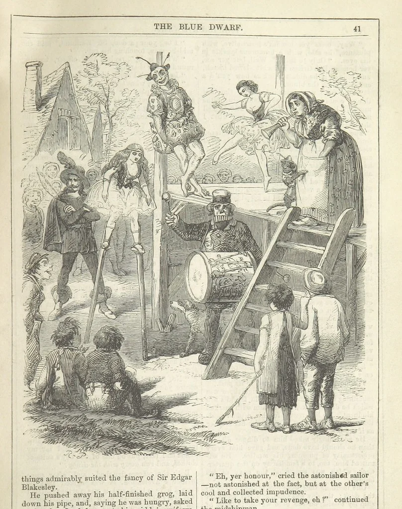 An illustration from The Blue Dwarf. A novel ... Illustrated, etc, 1861, leaf 53