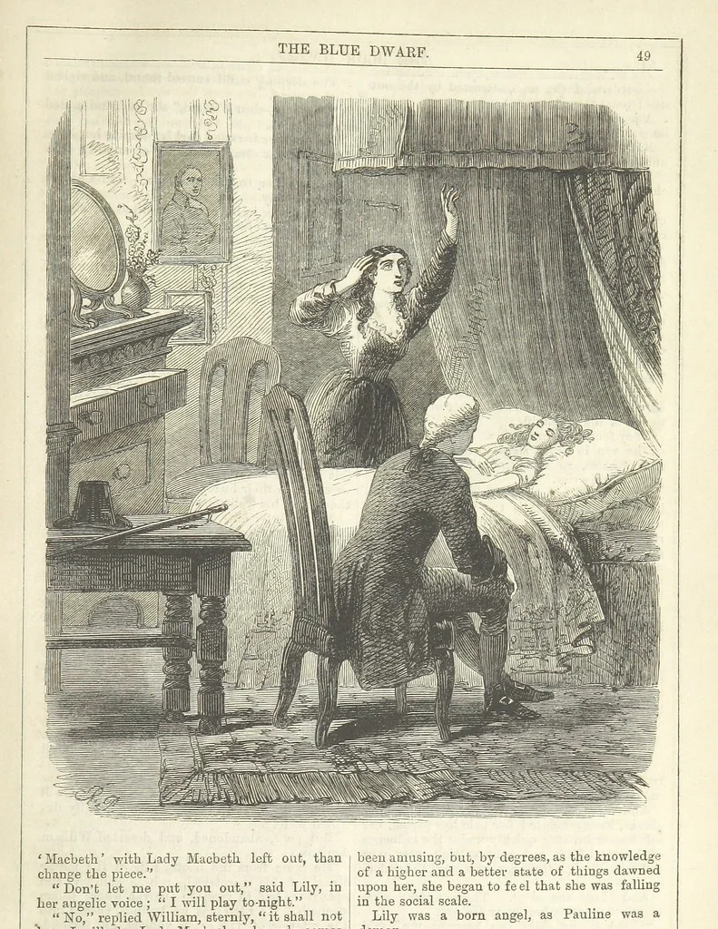 An illustration from The Blue Dwarf. A novel ... Illustrated, etc, 1861, leaf 61