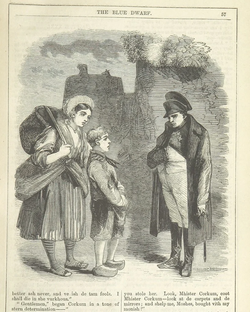 An illustration from The Blue Dwarf. A novel ... Illustrated, etc, 1861, leaf 69