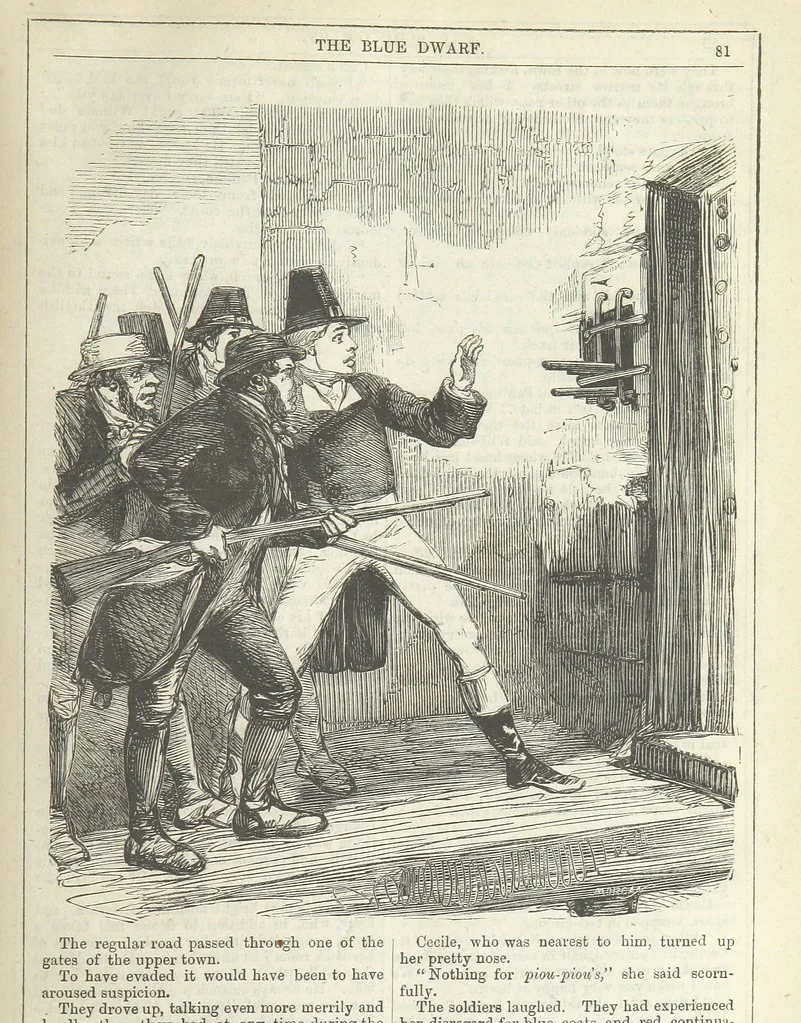 An illustration from The Blue Dwarf. A novel ... Illustrated, etc, 1861, leaf 97