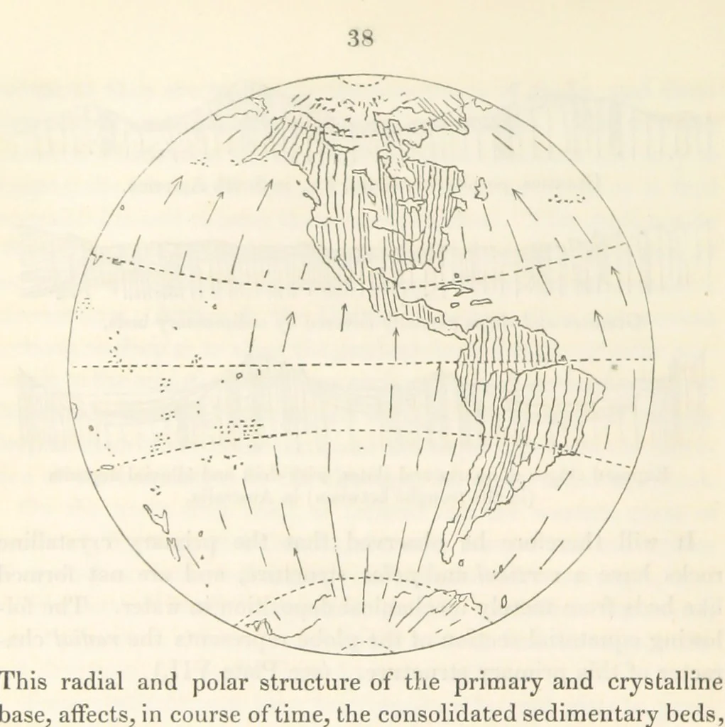 An illustration from Geology and Terrestial Magnetism ... Third edition, with a new and illustrated introduction and appendix, twenty-nine plates, and numerous woodcuts, 1865, leaf 122