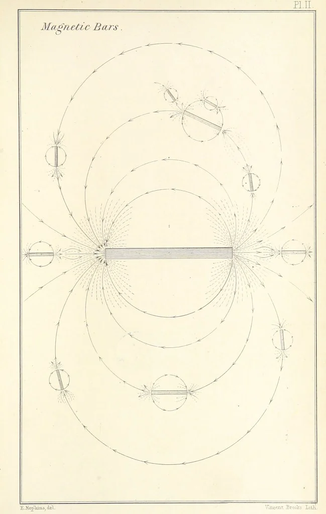 An illustration from Geology and Terrestial Magnetism ... Third edition, with a new and illustrated introduction and appendix, twenty-nine plates, and numerous woodcuts, 1865, leaf 295