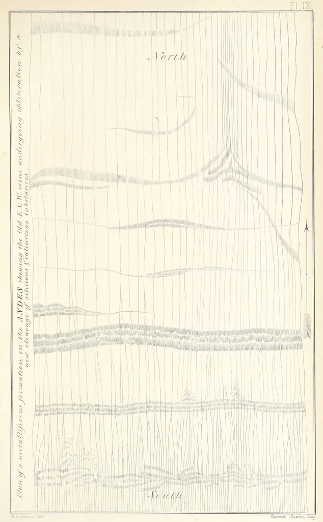 An illustration from Geology and Terrestial Magnetism ... Third edition, with a new and illustrated introduction and appendix, twenty-nine plates, and numerous woodcuts, 1865, leaf 309