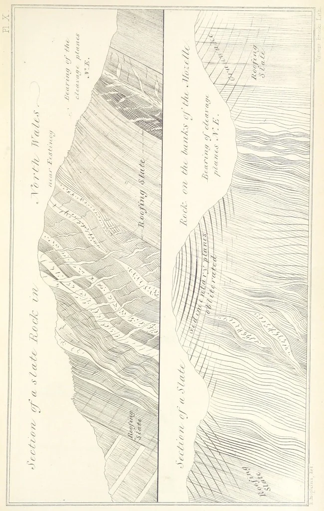 An illustration from Geology and Terrestial Magnetism ... Third edition, with a new and illustrated introduction and appendix, twenty-nine plates, and numerous woodcuts, 1865, leaf 311