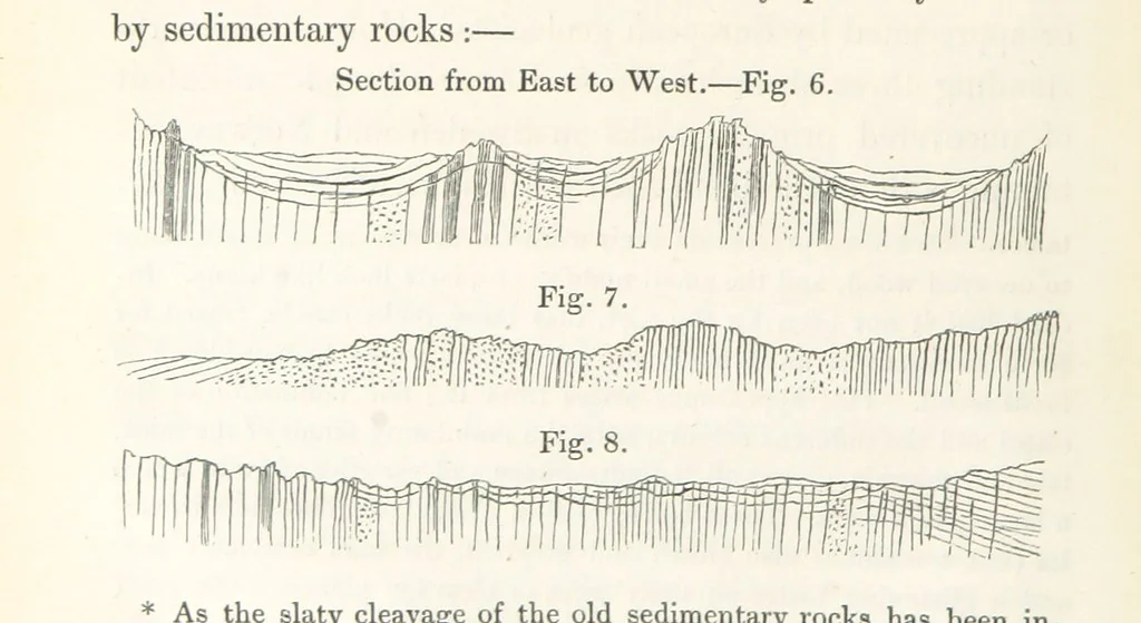 An illustration from Geology and Terrestial Magnetism ... Third edition, with a new and illustrated introduction and appendix, twenty-nine plates, and numerous woodcuts, 1865, leaf 36
