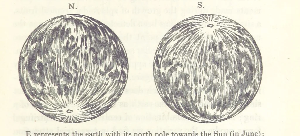 An illustration from Geology and Terrestial Magnetism ... Third edition, with a new and illustrated introduction and appendix, twenty-nine plates, and numerous woodcuts, 1865, leaf 73