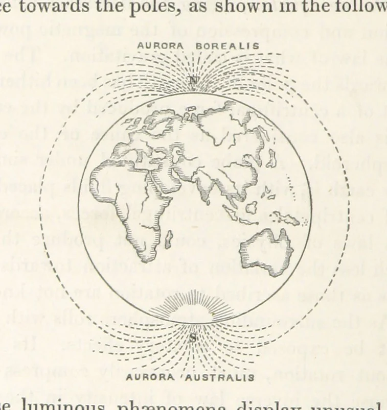 An illustration from Geology and Terrestial Magnetism ... Third edition, with a new and illustrated introduction and appendix, twenty-nine plates, and numerous woodcuts, 1865, leaf 94