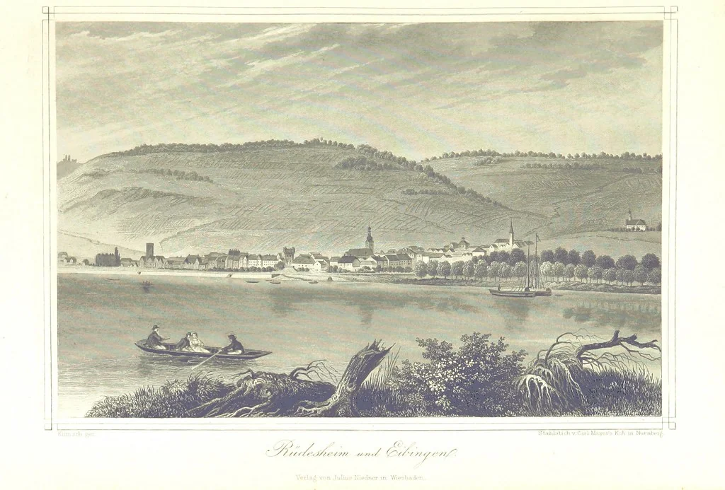 An illustration from Der Rhein. Geschichte und Sagen seiner Burgen, Abteien, Klöster und Städte. Mit 36 Stahlstichen, 1867, leaf 185