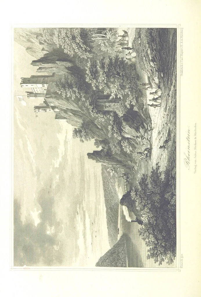 An illustration from Der Rhein. Geschichte und Sagen seiner Burgen, Abteien, Klöster und Städte. Mit 36 Stahlstichen, 1867, leaf 214
