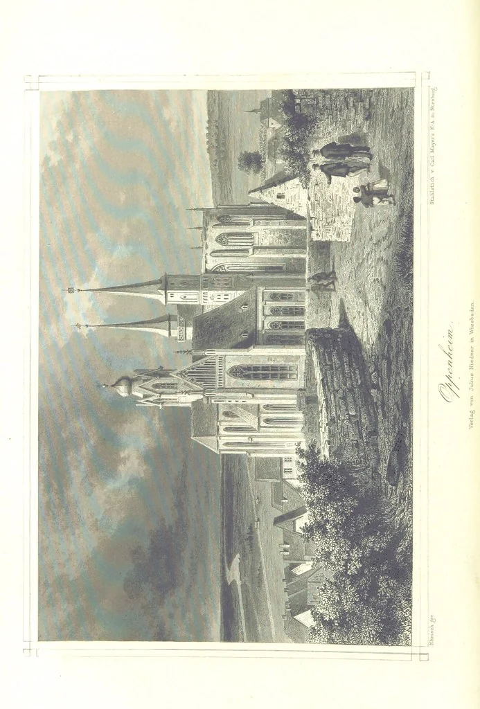 An illustration from Der Rhein. Geschichte und Sagen seiner Burgen, Abteien, Klöster und Städte. Mit 36 Stahlstichen, 1867, leaf 28