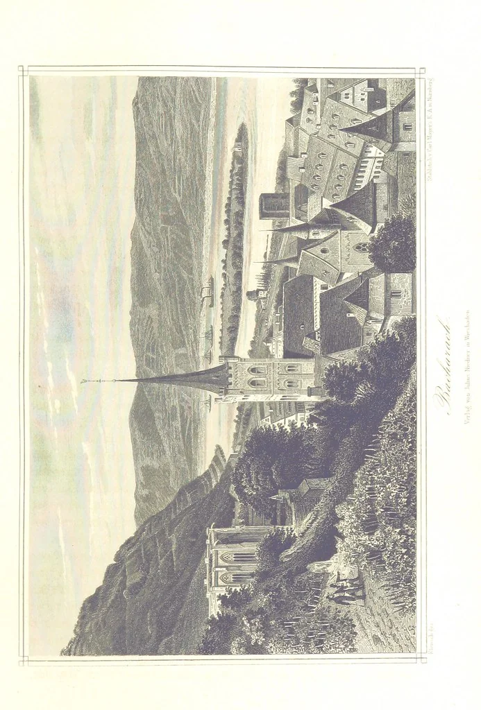 An illustration from Der Rhein. Geschichte und Sagen seiner Burgen, Abteien, Klöster und Städte. Mit 36 Stahlstichen, 1867, leaf 287