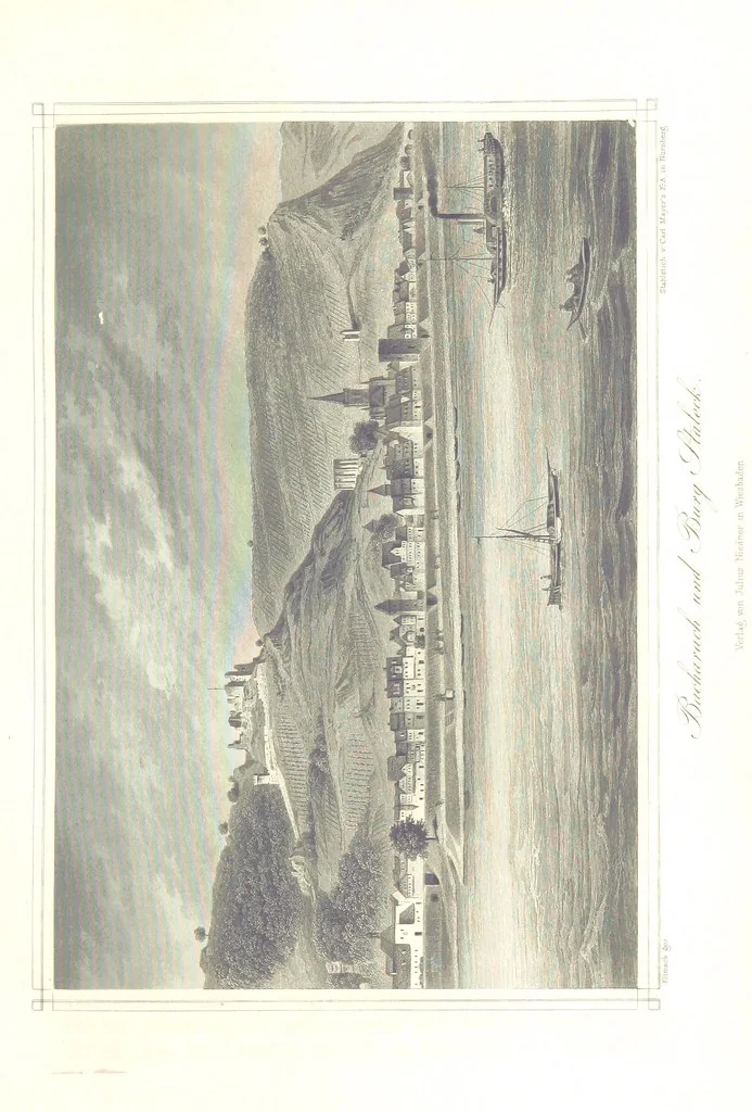 An illustration from Der Rhein. Geschichte und Sagen seiner Burgen, Abteien, Klöster und Städte. Mit 36 Stahlstichen, 1867, leaf 291