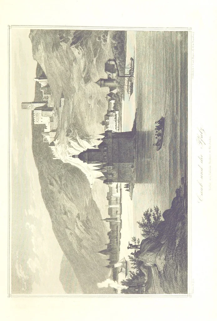 An illustration from Der Rhein. Geschichte und Sagen seiner Burgen, Abteien, Klöster und Städte. Mit 36 Stahlstichen, 1867, leaf 315