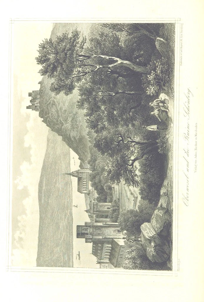 An illustration from Der Rhein. Geschichte und Sagen seiner Burgen, Abteien, Klöster und Städte. Mit 36 Stahlstichen, 1867, leaf 328