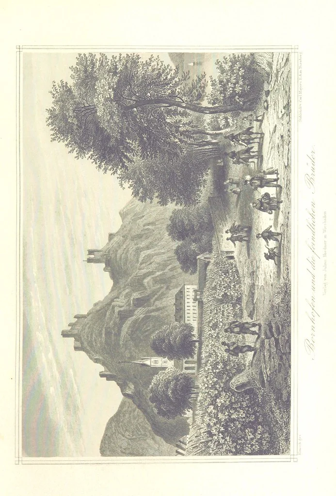 An illustration from Der Rhein. Geschichte und Sagen seiner Burgen, Abteien, Klöster und Städte. Mit 36 Stahlstichen, 1867, leaf 357