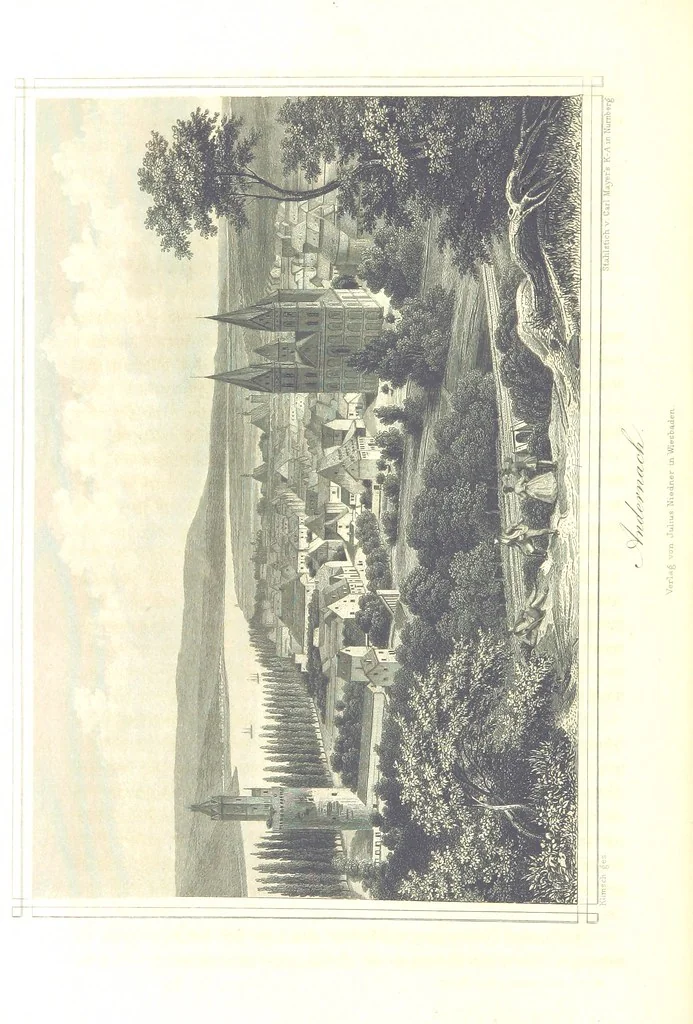 An illustration from Der Rhein. Geschichte und Sagen seiner Burgen, Abteien, Klöster und Städte. Mit 36 Stahlstichen, 1867, leaf 466