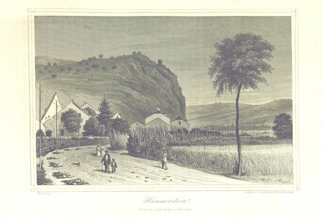 An illustration from Der Rhein. Geschichte und Sagen seiner Burgen, Abteien, Klöster und Städte. Mit 36 Stahlstichen, 1867, leaf 475