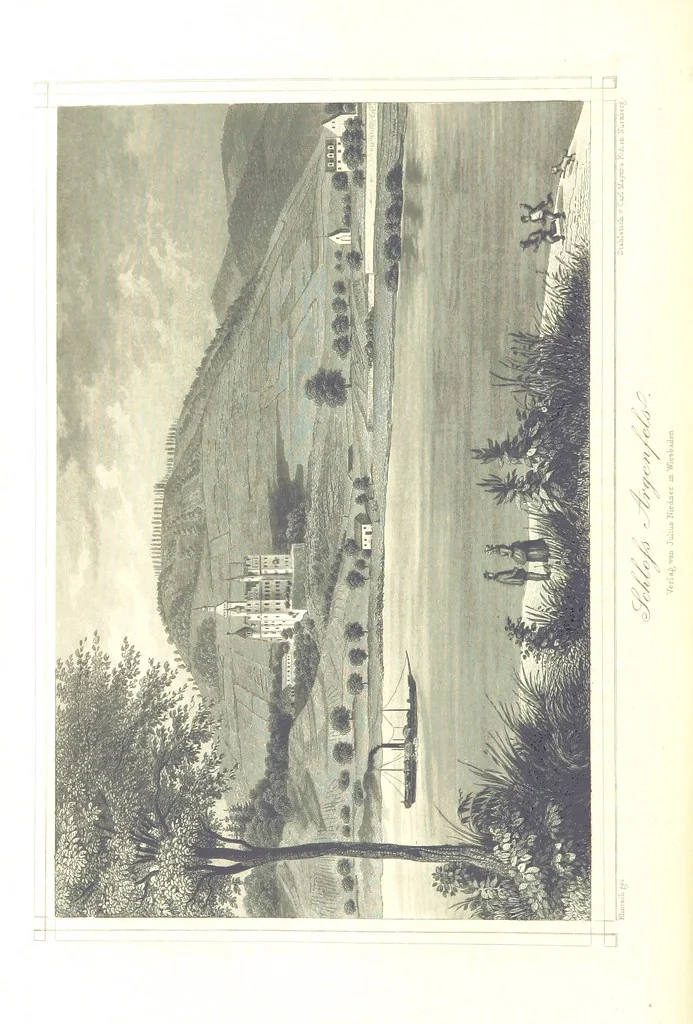 An illustration from Der Rhein. Geschichte und Sagen seiner Burgen, Abteien, Klöster und Städte. Mit 36 Stahlstichen, 1867, leaf 494