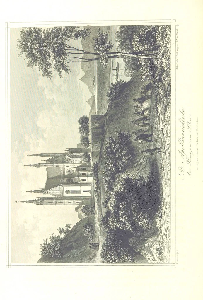 An illustration from Der Rhein. Geschichte und Sagen seiner Burgen, Abteien, Klöster und Städte. Mit 36 Stahlstichen, 1867, leaf 524