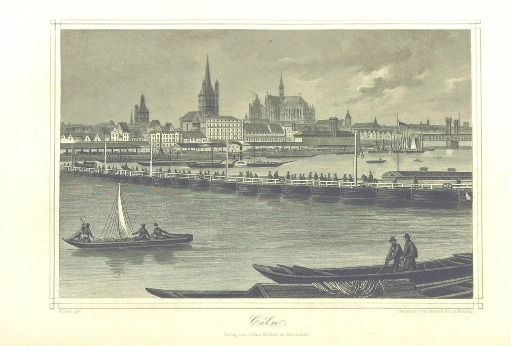 An illustration from Der Rhein. Geschichte und Sagen seiner Burgen, Abteien, Klöster und Städte. Mit 36 Stahlstichen, 1867, leaf 610