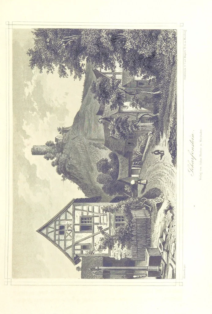 An illustration from Der Rhein. Geschichte und Sagen seiner Burgen, Abteien, Klöster und Städte. Mit 36 Stahlstichen, 1867, leaf 91