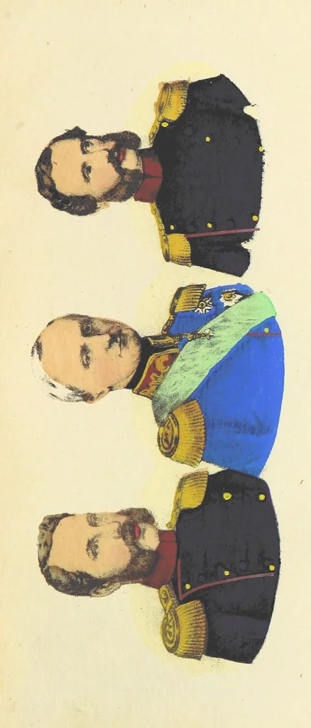 An illustration from Deutschlands Wiedergeburt. Chronik für das sächsische Volk. Getreue Darstellungen der-Feldzüge des ... Jahres 1866. ... Bearbeitet [by] E. H. [and] W. v. Trützschler, etc, 1868, leaf 311
