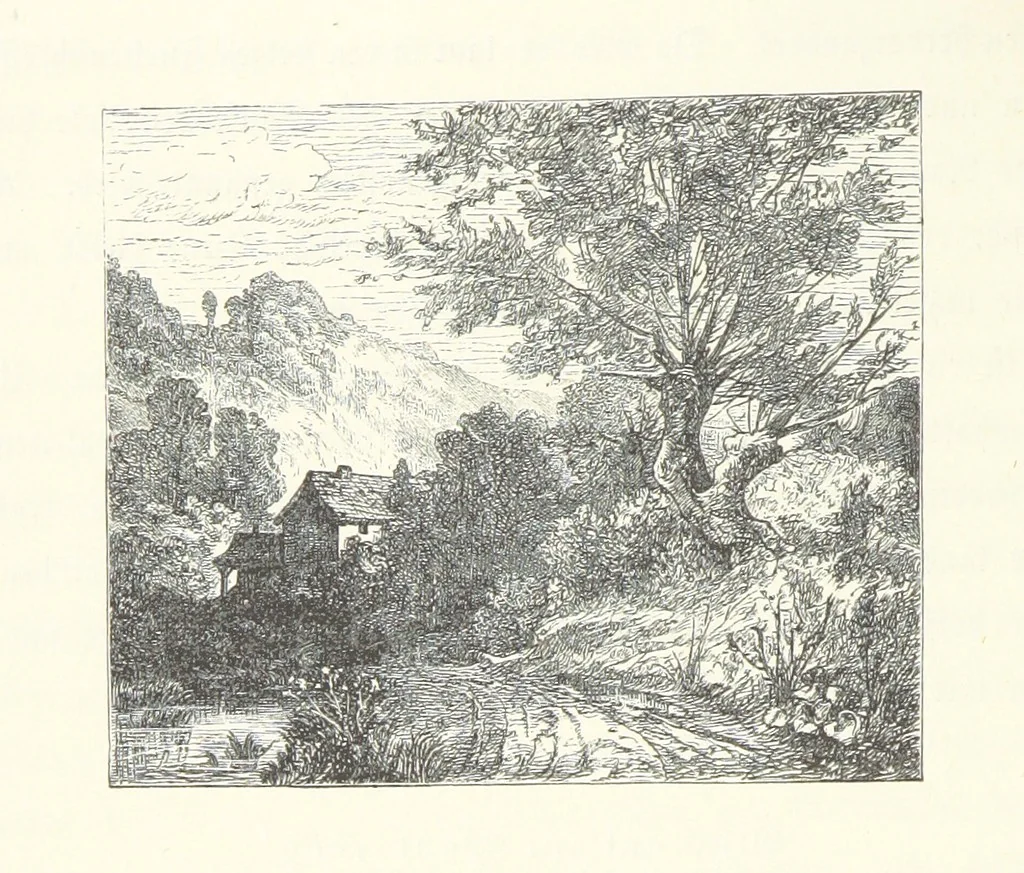 An illustration from Der Starnberger See, Bavaria. Eine Wanderung durch seine Uferorte. Wort und Bild von G. A. H. Holzschnitte von H. Wolf, 1876, leaf 14